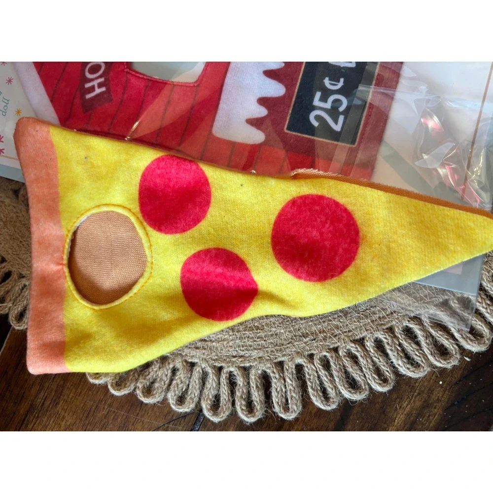 Holiday Helper Elf Costume Set Pizza Hot Cocoa Christmas Tree Cupcake‎